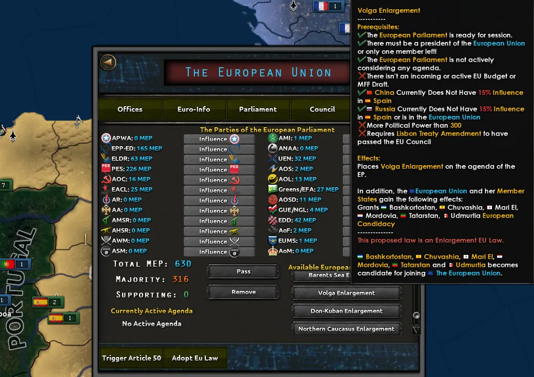 EU Russian Breakaway Enlargements