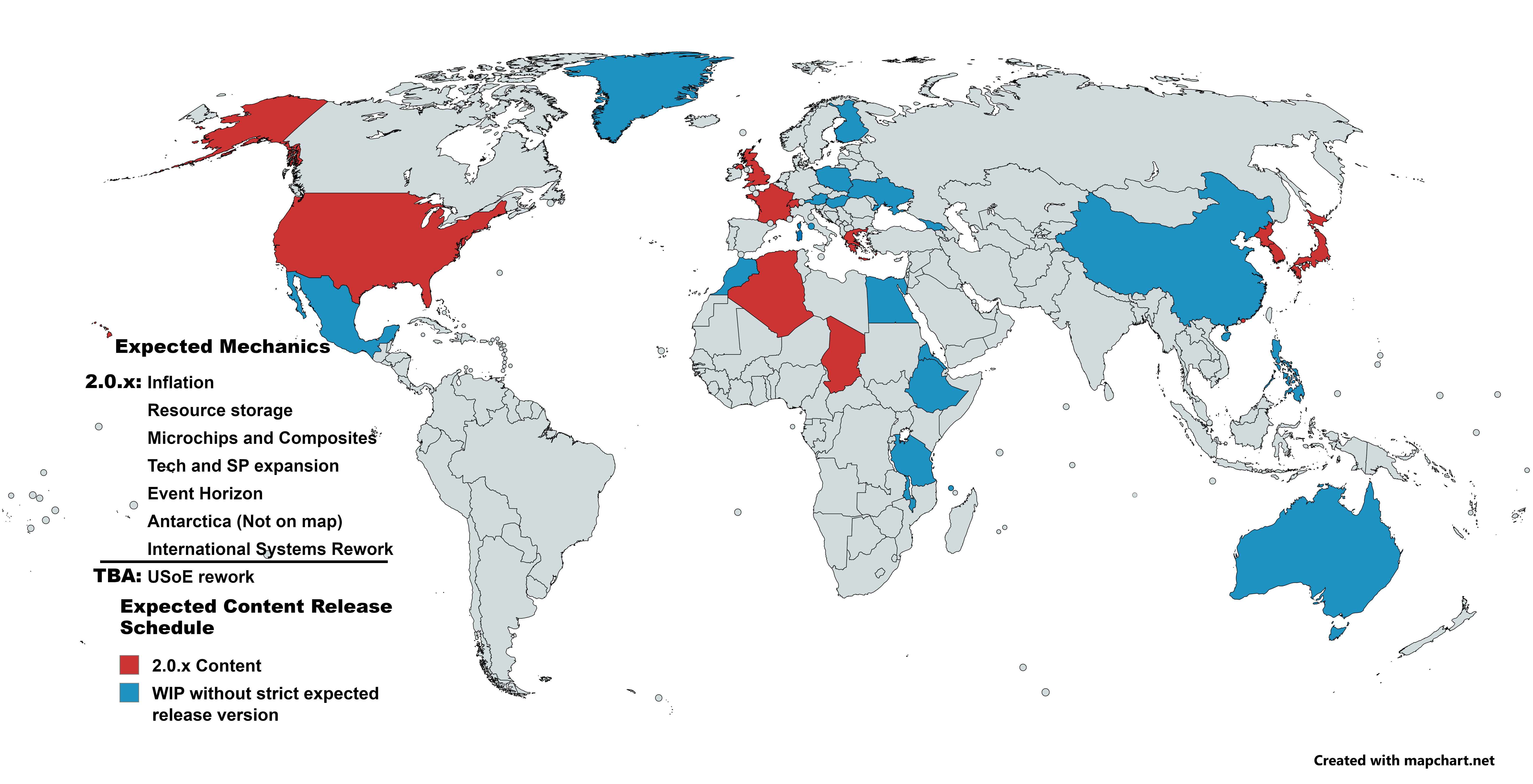 Roadmap for National Focus Trees