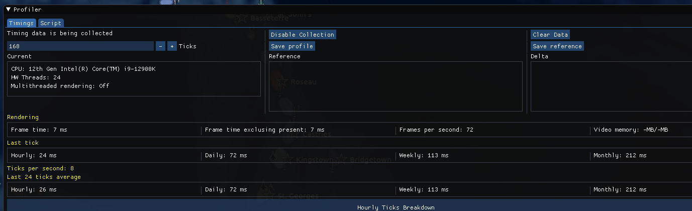 In-Game Tick Rate Display