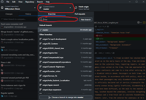 GitHub Desktop cloning the repository