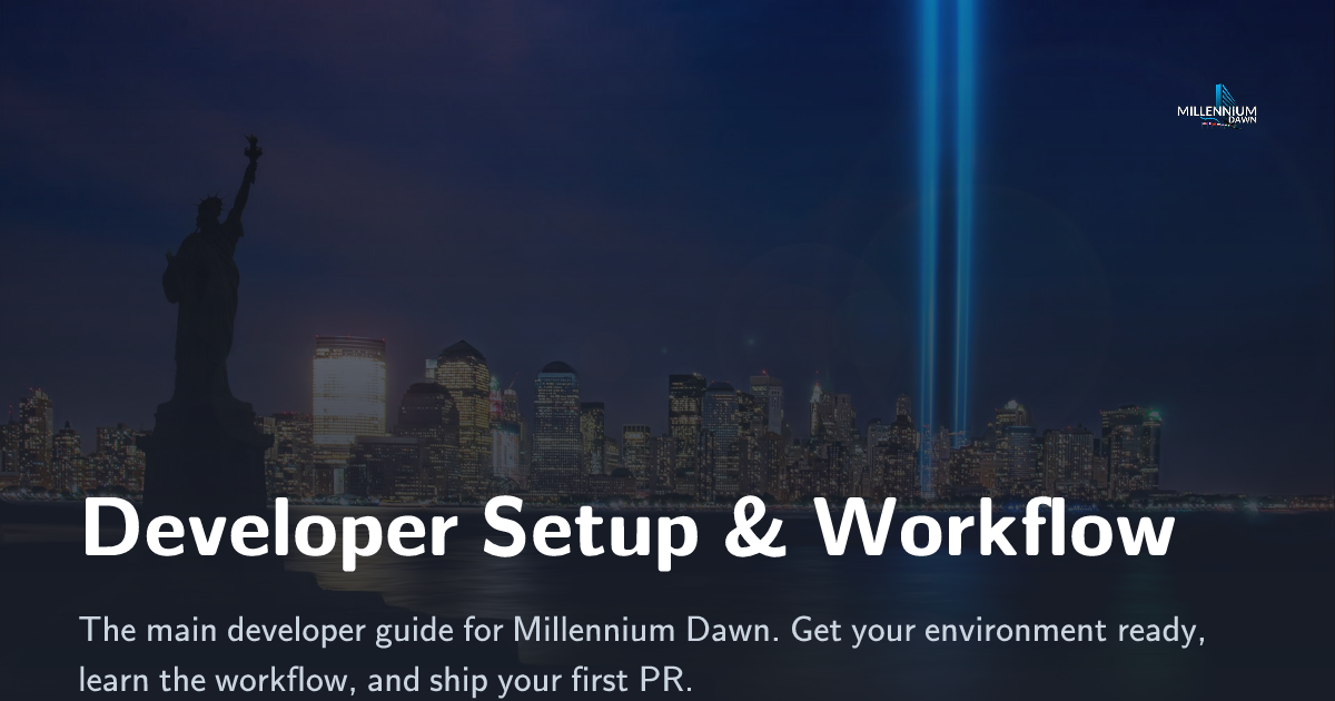 Developer Setup & Workflow - Millennium Dawn: A Modern Day Mod