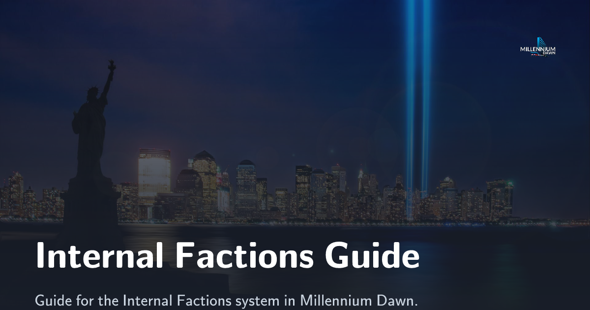 Internal Factions Guide - Millennium Dawn: A Modern Day Mod